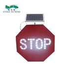 सौर पैनलों ने प्रकाश गति सीमा सड़क सुरक्षा यातायात चेतावनी संकेत का नेतृत्व किया